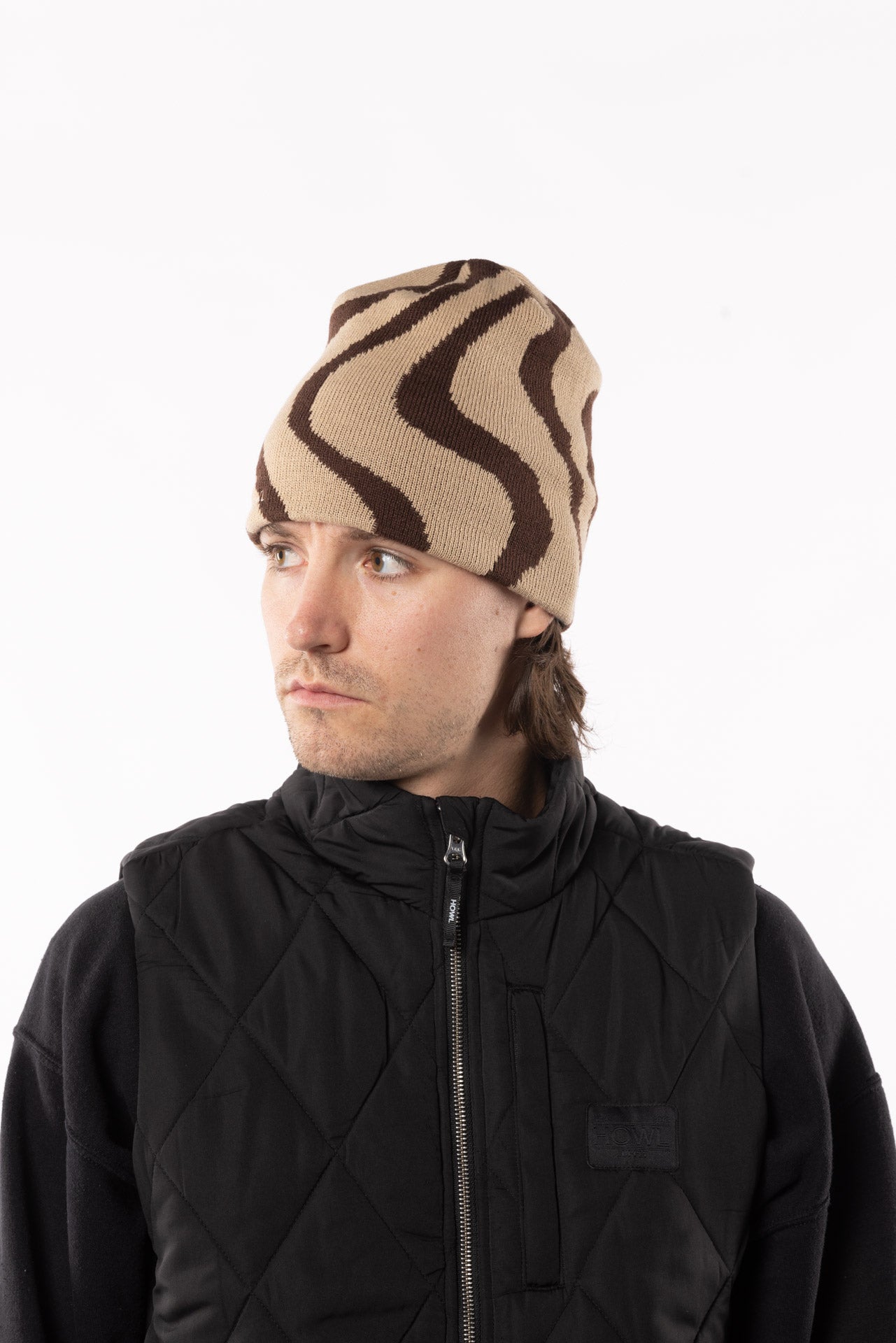 Howl Supply - NO FLAP BEANIE Brown