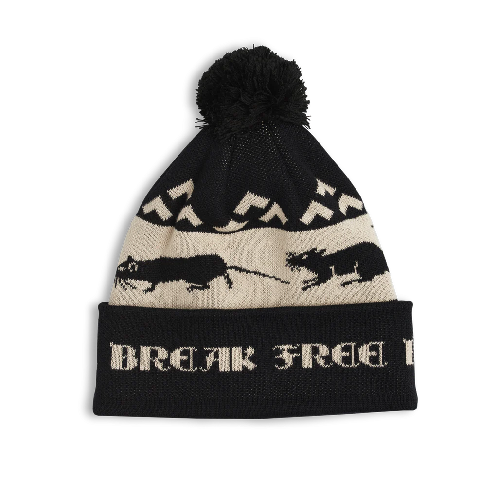 Last Resort AB - Rat Race Pom-Pom Fold Beanie