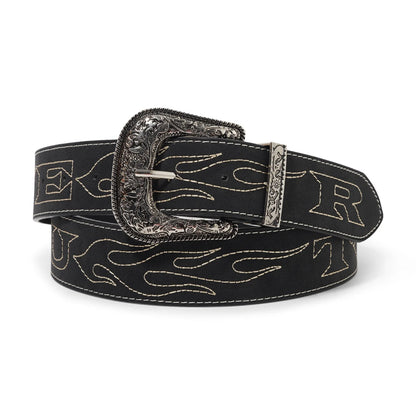Butter Goods - Flame Stitch Belt, Black