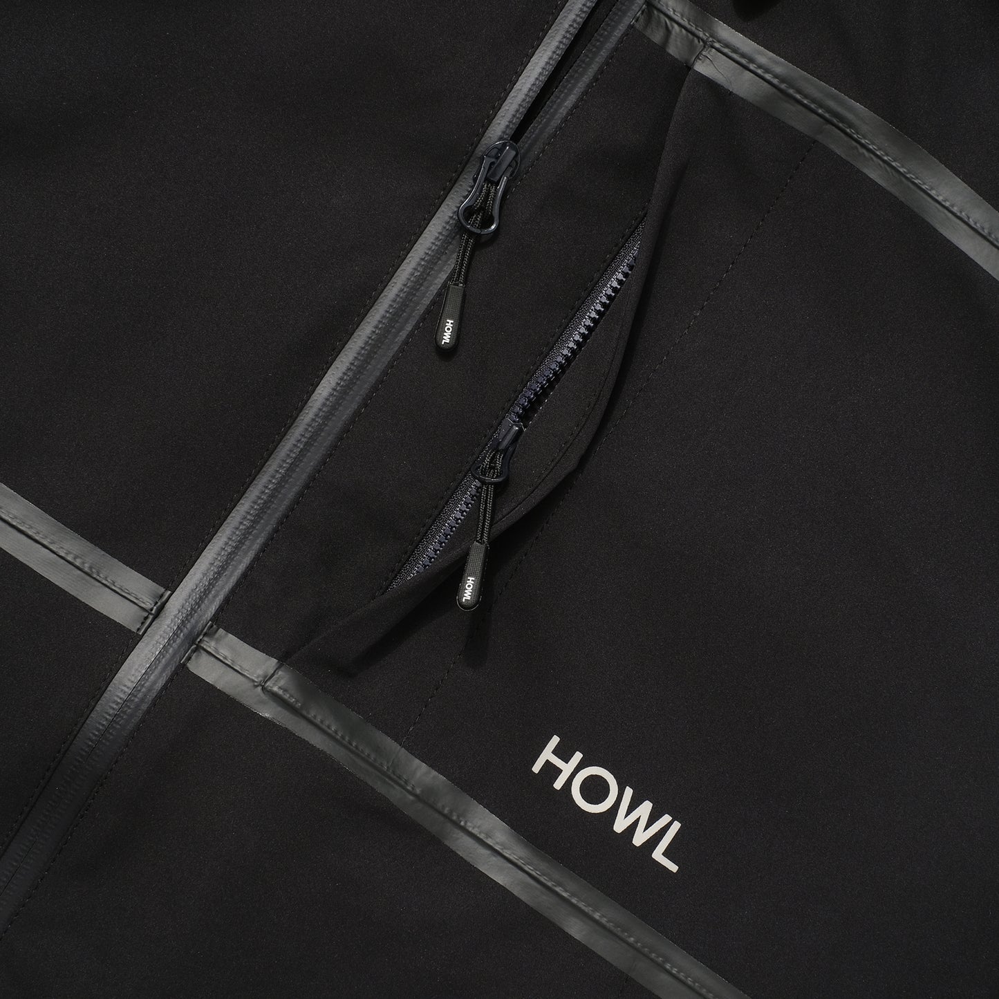 Howl Supply - TAPED JACKET Black