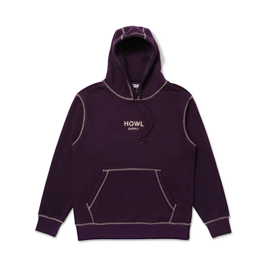 Howl Supply - DWR HOODIE Aubergine