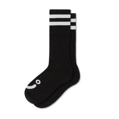 Polar Skate Co. - Happy Sad Socks Long Black