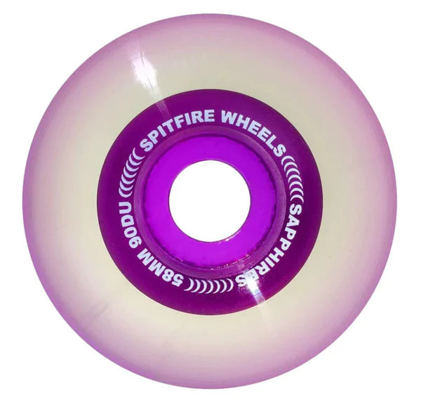 Spitfire Wheels - Sapphire 90A PURPLE - 58mm