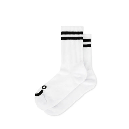 Polar Skate Co. - Happy Sad Socks White