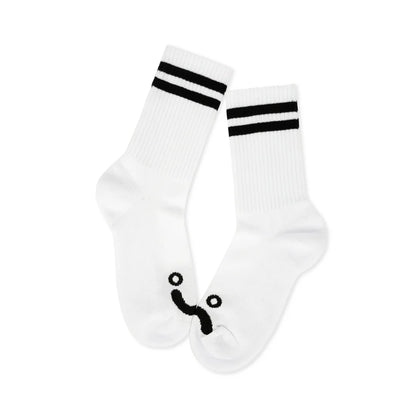 Polar Skate Co. - Happy Sad Socks White