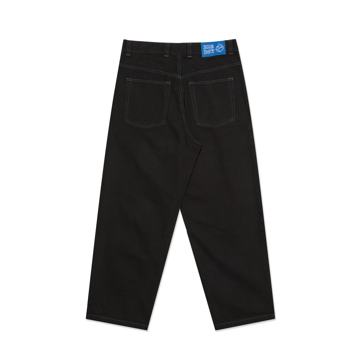 Polar Skate Co. - Big Boy Pants Black/Blue Stitching