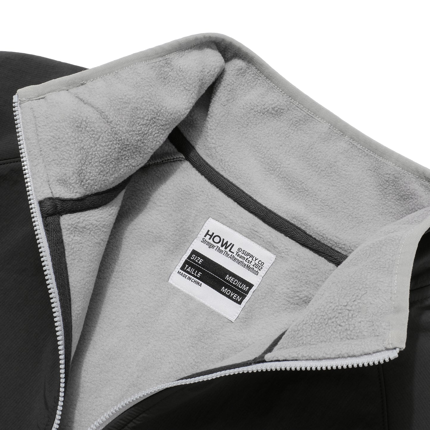 Howl Supply - PULLOVER FLEECE Grey