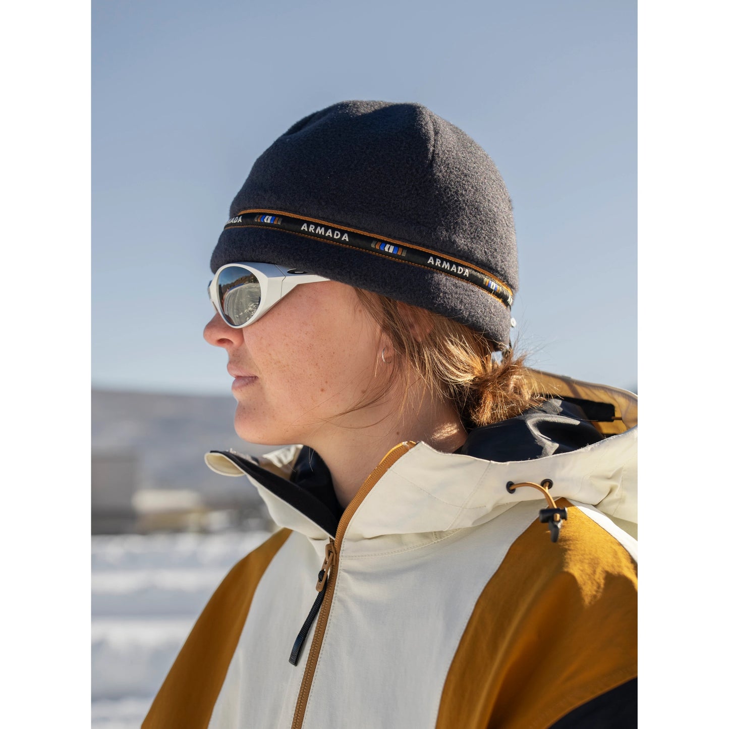 Armada - Cord Lock Fleece Beanie BLACK