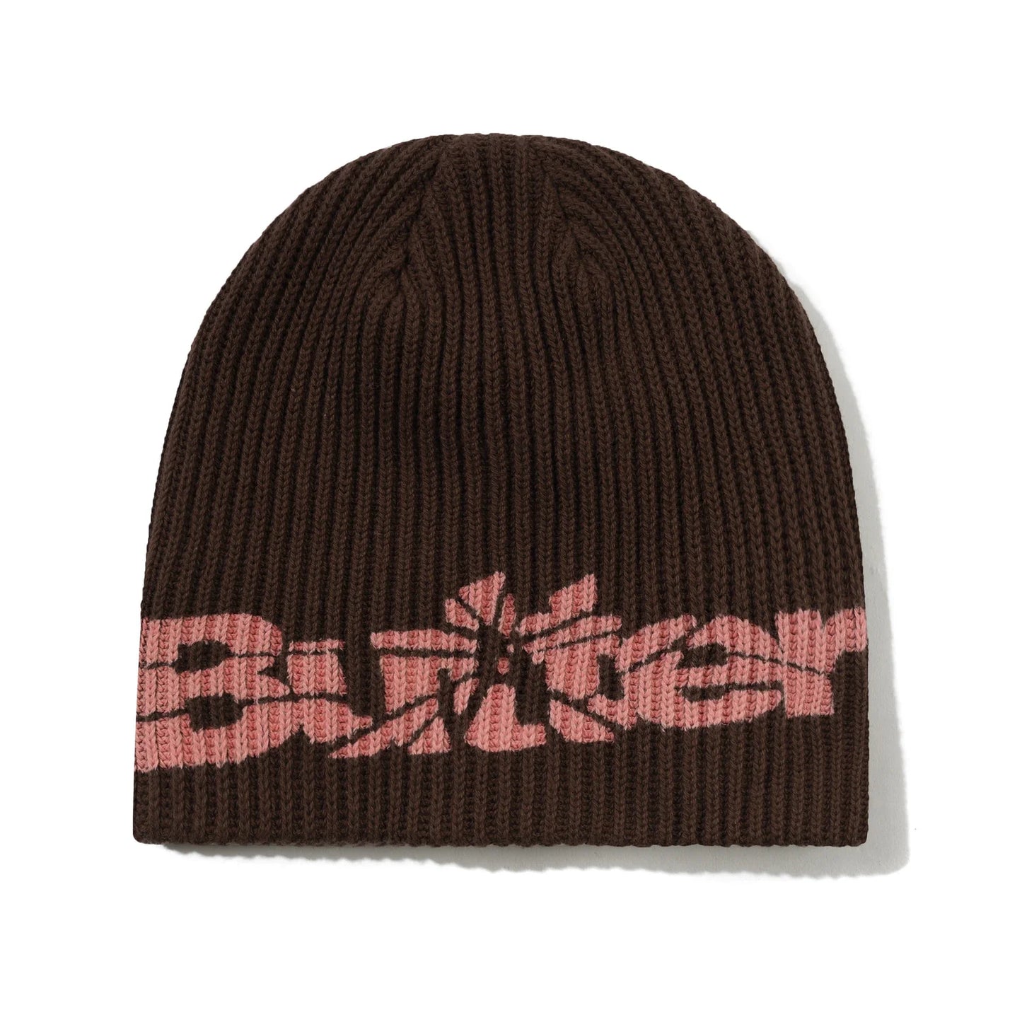 Butter Goods - Smashed Logo Knit Skully Beanie Brown
