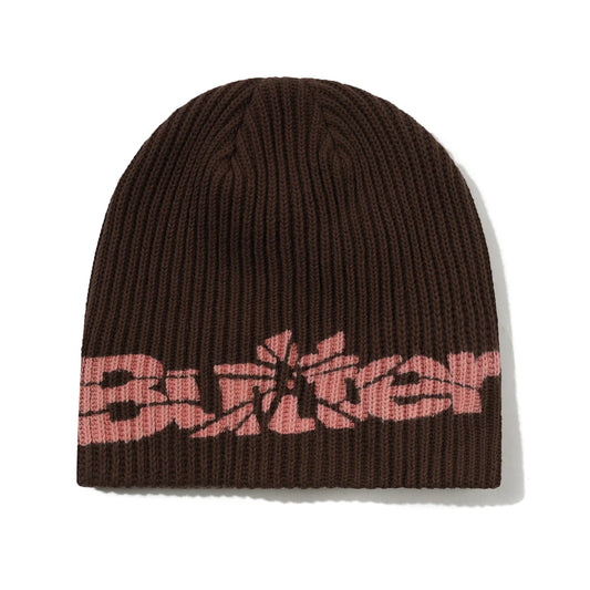 Butter Goods - Smashed Logo Knit Skully Beanie Brown