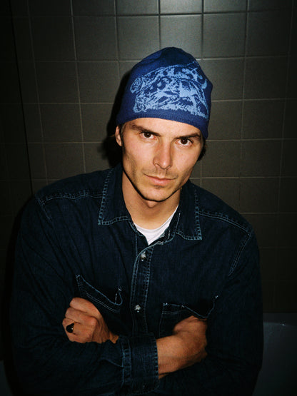 The Loose Company – Bloodhound Beanie Blau