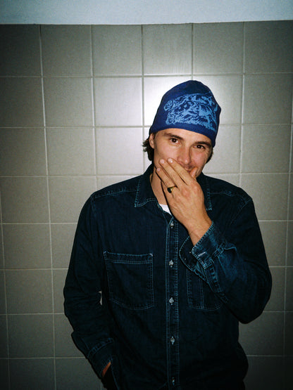 The Loose Company – Bloodhound Beanie Blau