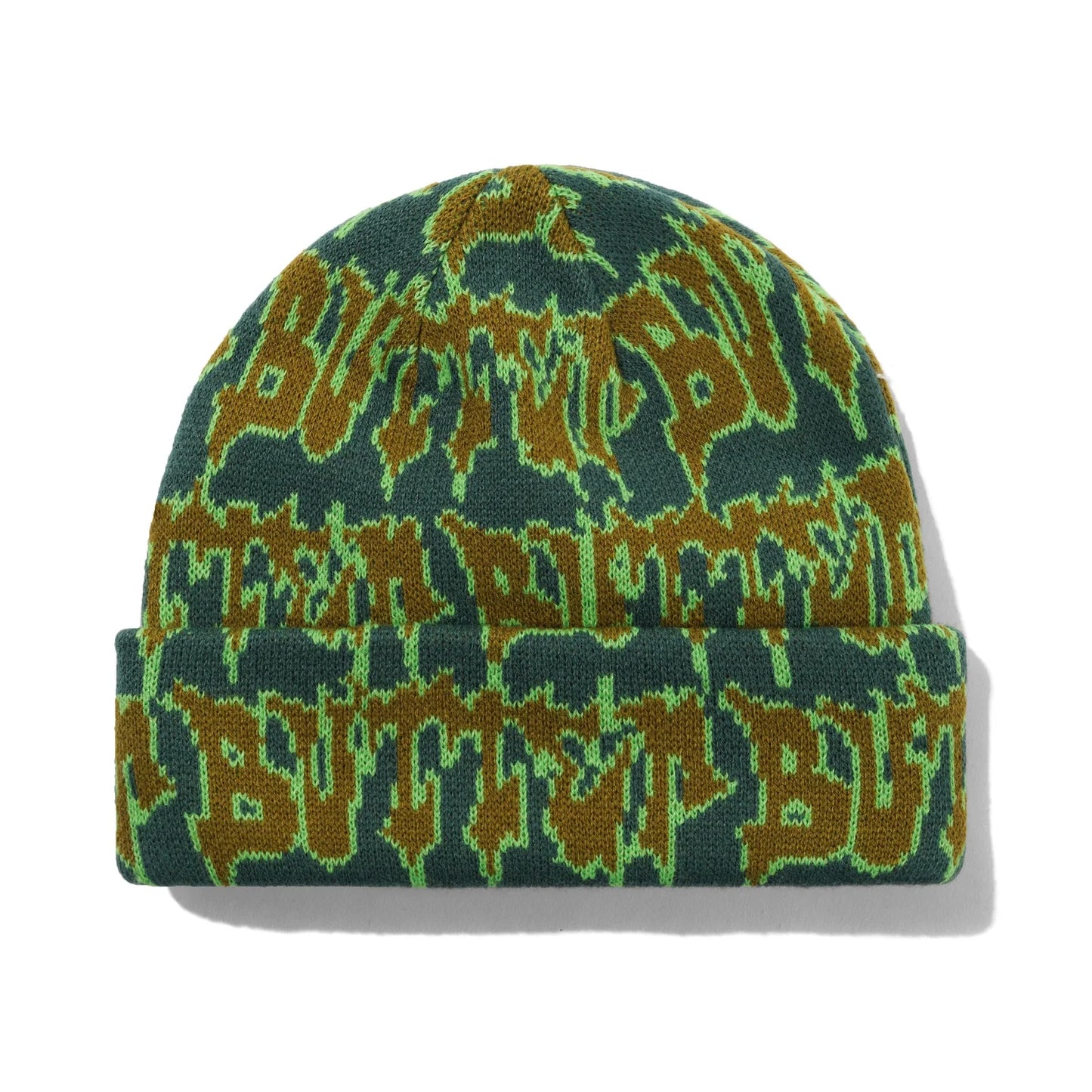 Butter Goods - Throw Beanie Forest/Lime