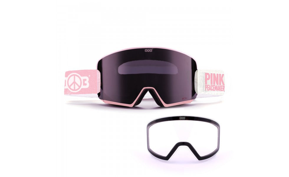 Born on Board - PINK PEACEMAKER-Schutzbrille + klare Linse