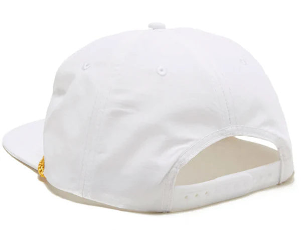 April Skateboards - Golden Logo Hat White