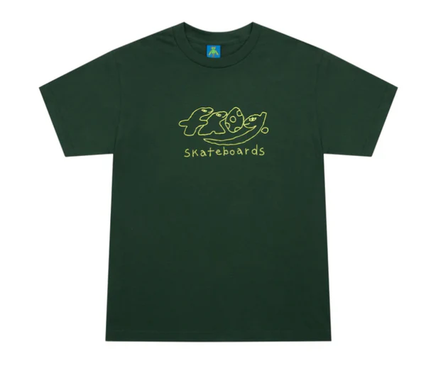 Frog Skateboards - Dino Logo Tee (forest)