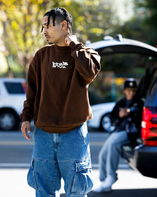 April Skateboards - Sketch Crewneck (brown)