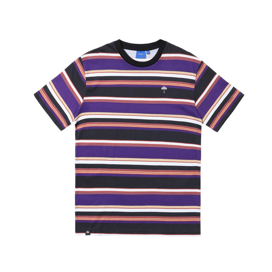 Helas - Rayures Tee purple/black